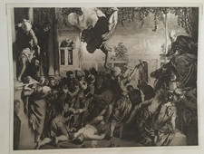 Stampa antica 1902 Tintoretto