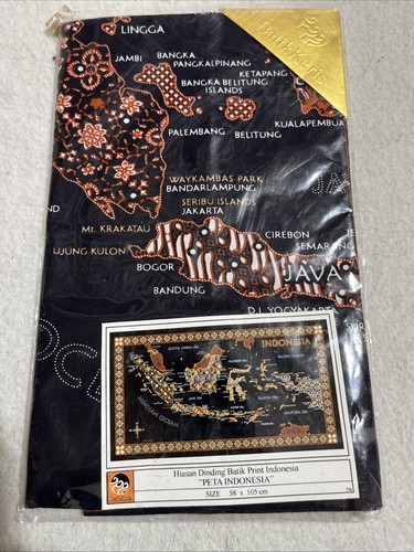 Mappa batik dell indonesia - batik, dell'indonesia
