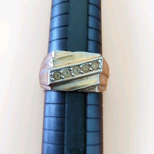Anello uomo vintage fascia