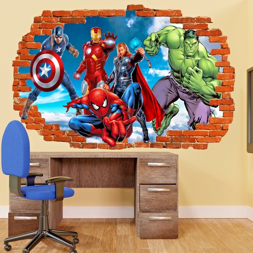 Adesivi parete avengers - parete,