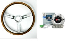 15" Walnut 6 Hole Steering