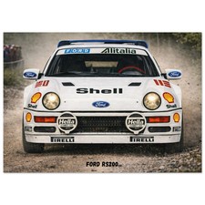 Poster Ford RS200 - Collezione