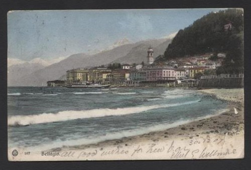 P685 cartolina bellagio - ,