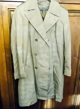 Cappotto Impermeabile Trench Militare da Campo Originale Esercito Italiano Kaki