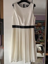 Abito Vestito H&m Pelle Bianco