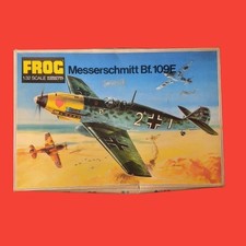 VERY OLD & RARE FROG Messerschmitt Bf.109E WWII Fighter 1/32 Scale Plastic Kit.
