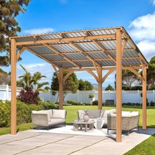 Outdoor wood gazebo - outdoor, patio