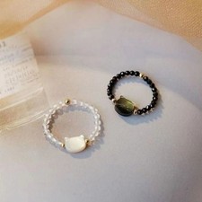 Set anello gatto doppia catena - gatto,