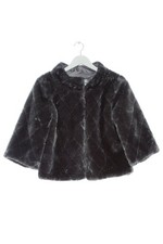 RISSKIO Cappotto in eco pelliccia Donna Cappotto Taglia IT 40 grigio chiaro