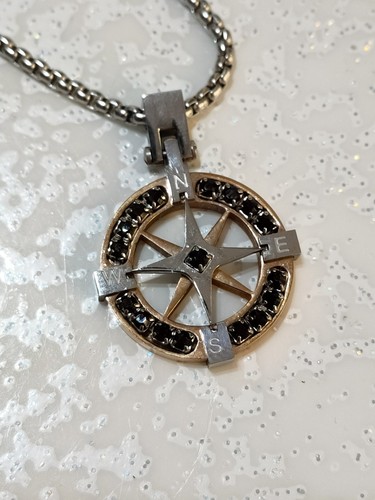 Collana rosa dei venti - dei, acciaio
