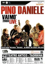 Pino Daniele - Rara Locandina 70 x 100 Vai mò 2008