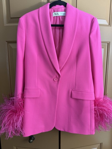 Blazer zara rosa caldo - zara,