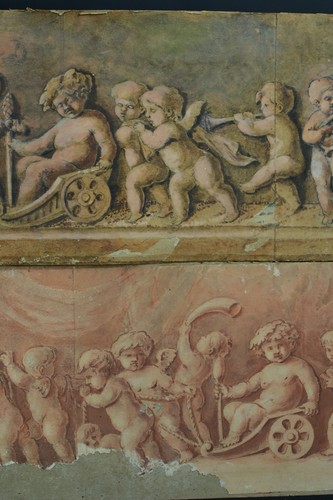 Bella quadro antico putti - antico,