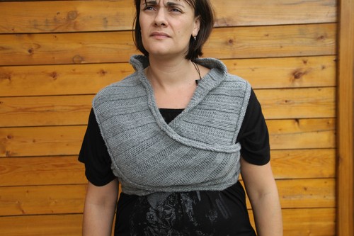 Top lana bolero - top,