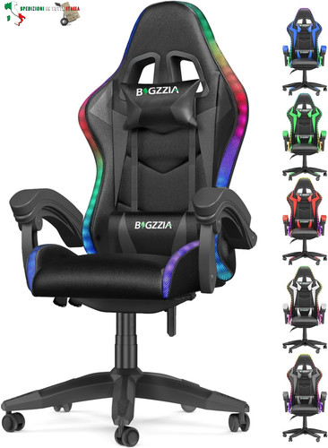 Sedia gaming rgb con - gaming,