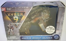 Modellino Saban's Xyber 9 nuovo Dawn Jack's Scout Glider + veicolo