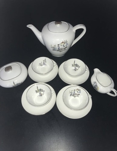 Servizio caffè porcellana - servizio,