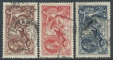 1934 GREAT BRITAIN USED SEA HORSES SG 450/2 SET OF 3