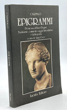 EPIGRAMMI Callimaco Premessa Degani Trad. commento saggio L. Coco Lacaita 1988