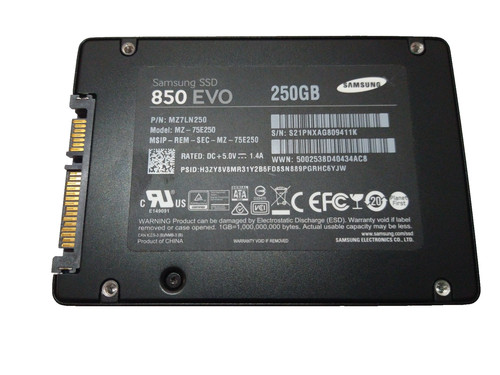 Samsung 250 ssd sata - sata, 850