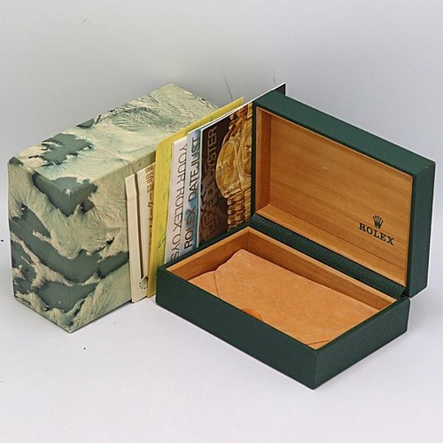 Rolex watch box case - box, green
