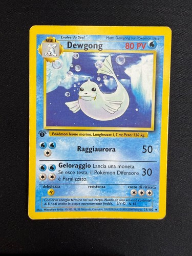 Pokemon dewgong 102 set - pokemon,