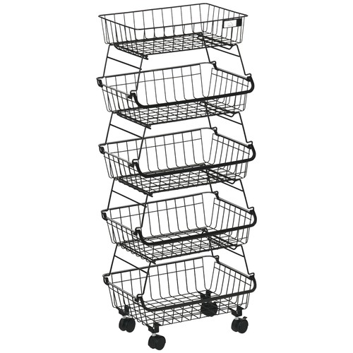 Homcom carrello portaoggetti - homcom,