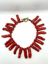 Collana corallo ramo rosso