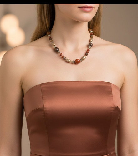 Collana vintage in resina - vintage,