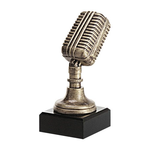 Trofeo microfono karaoke canto - microfono,