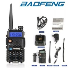 Baofeng UV-5R Dual Band Walkie Talkie VHF/UHF 136-174/400-520 Ricetrasmittente