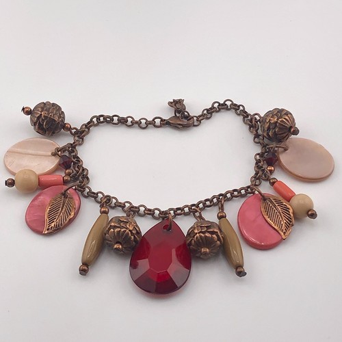 Bracciale charm perline tono - charm,