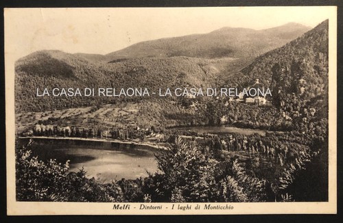Cartolina melfi laghi di - laghi,