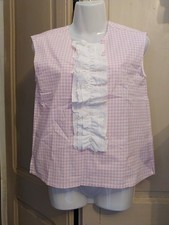 PRADA Camicia Rosa / Bianco a quadri