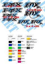 FOX FORCELLE ADESIVI STICKERS