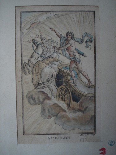 Apollon gravure mythologique - apollon-, mythologique-
