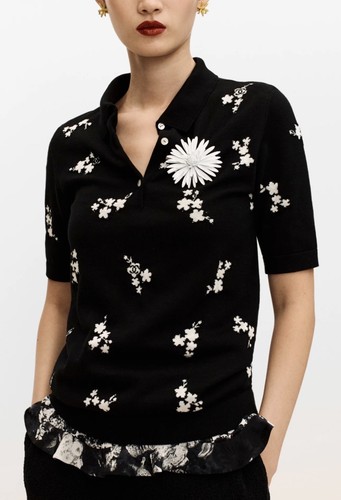 Polo chanel nera - chanel, cotone