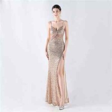 Vestito Abito Elegante Lungo