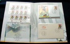 2003 Italia calcio calcio JUVENTUS cartella ufficiale francobolli cartolina copertina FDC
