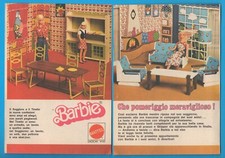 Mattel Barbie Soggiorno pubblicità advertising werbung italian clipping MA1104