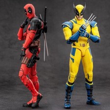 ZD Toy Modellino Marvel Wolverine & Deadpool scala 1:10 7" regalo