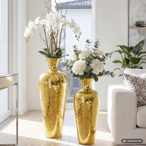 Vaso alluminio oro - oro,