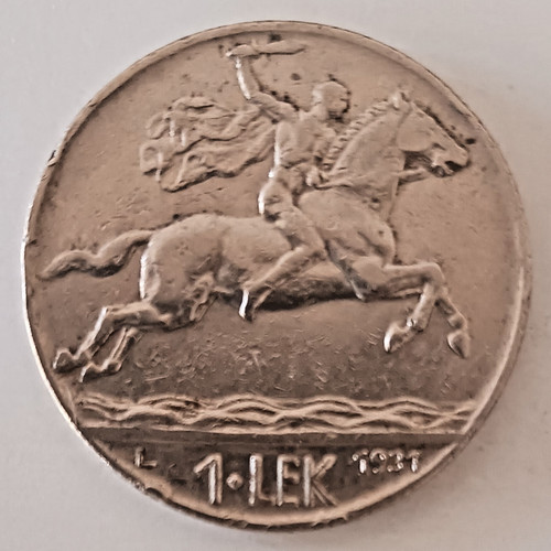 Moneta albania lek - lek, 1931