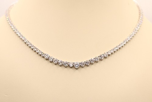 Collana tennis argento zirconi - collana,