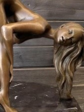 Statua scultura bronzo vintage