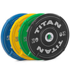 Titan Fitness 230 LB Set EZ-Grip Piastre di Pesi Olimpiche in Uretano