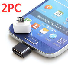 2PZ Adattatore Micro USB Maschio a USB 2.0 Convertitore OTG per Telefono Tablet Android