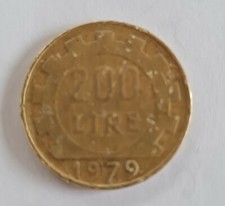 200 lire 1979 senza firma in