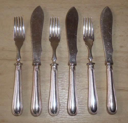 Christofle posate da pesce - christofle,