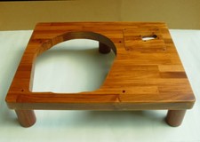 Base in teak nuova per Garrard